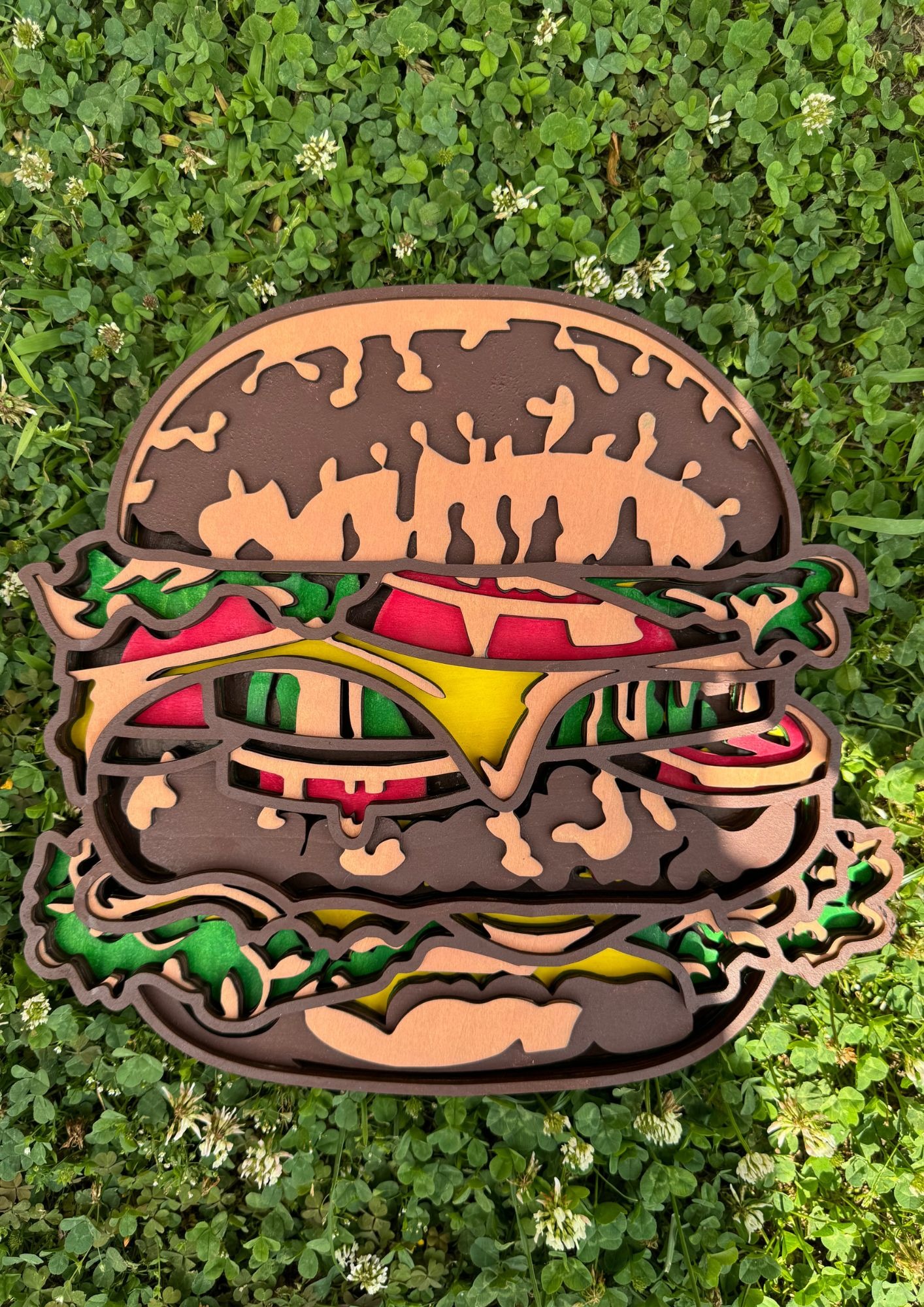Obraz 3D hamburger