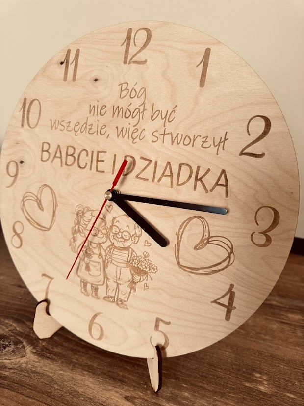 Zegar na Dzień Babci i Dziadka - obrazek 2