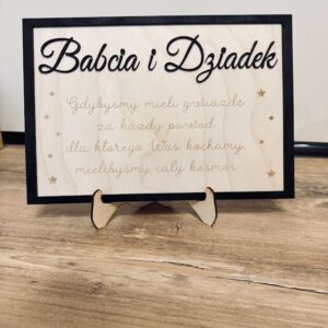Tabliczka dla Babci i Dziadka