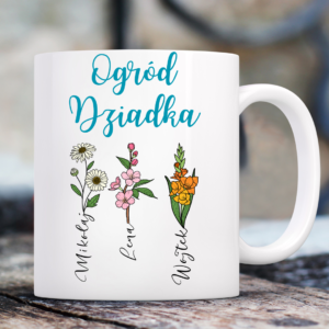 Kubek dla Dziadka PERSONALIZOWANY OGRÓD DZIADKA